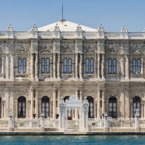 The Dolmabahce Palace in Istanbul, Turkey