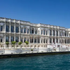 The Dolmabahce Palace in Istanbul, Turkey