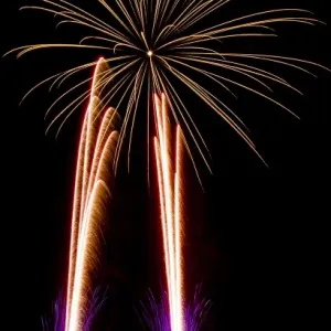 Fireworks at Oban in Scotland