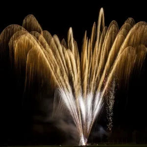 Fireworks at Oban in Scotland