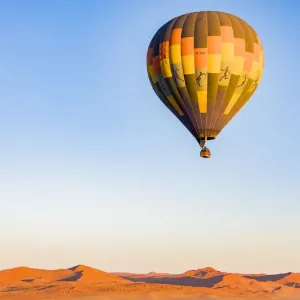 A hot air balloon at Namib-Naukluft National Park, Namibia