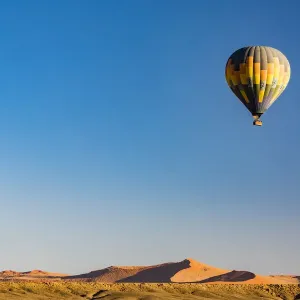 A hot air balloon at Namib-Naukluft National Park, Namibia