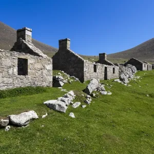 The island of Hirta, St Kilda, Scotland