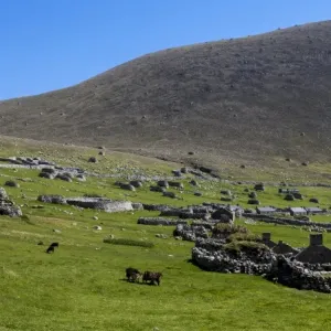 The island of Hirta, St Kilda, Scotland
