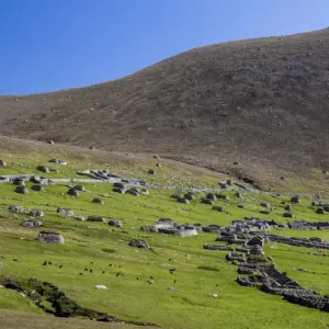 The island of Hirta, St Kilda, Scotland