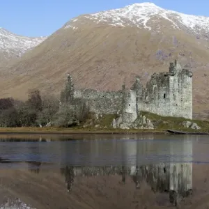 Kilchurn Castle beside Loch Awe in Argyll and Bute, Scotland