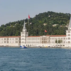 The Kuleli Military High School on the shore of the Bosporus in Istanbul, Turkey