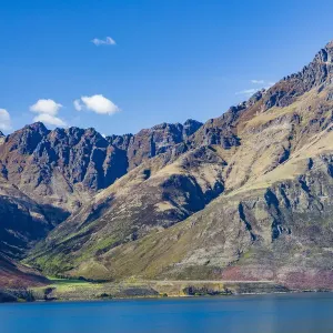 Lake Wakatipu in Otago, New Zealand