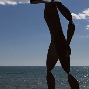 Metal sculpture, Moraira, Spain