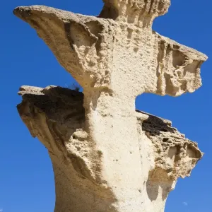 Print of Erosiones de Bolnuevo Rock Formations