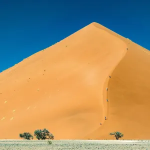 A tall sand dune in Namib-Naukluft National Park, Namibia