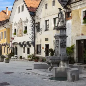The town of Radovljica, Slovenia