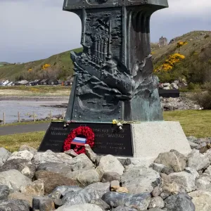 Varyag monument, Lendalfoot, Scotland