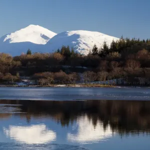 A winter scene at Loch Awe, Argyll & Bute, Scotland