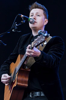Lorn Prints: Alec Norman Dalglish of Skerryvore playing at Oban Live in Scotland