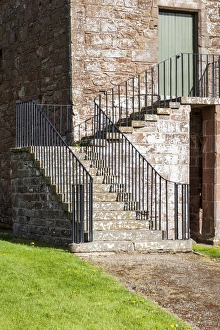 Sandstone Prints: The ancient tolbooth at Fortrose in Scotland