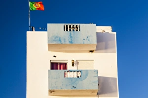 An apartment building in Alvor, Portugal