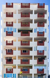 Architecture Prints: An appartment block in Peniscola, Spain