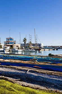 Fishing Prints: Benicarlo harbour, Spain