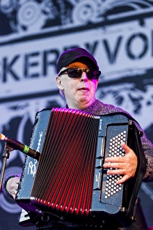 Lorn Prints: Blair Douglas playing with Skerryvore at Oban Live in Scotland