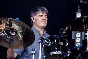 Lorn Prints: Che Beresford of Capercaillie playing at Oban Live in Scotland