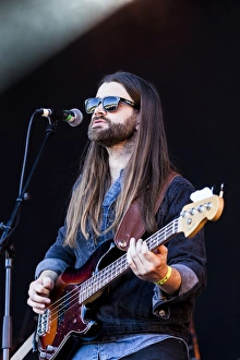 Lorn Prints: Chris Clark of Hunter & the Bear playing at Oban Live in Scotland