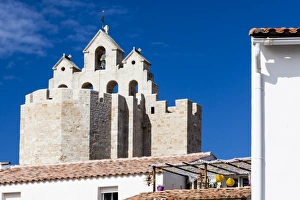 The Church of the Saintes Maries de la Mer at Les Saintes Maries de la Mer in France
