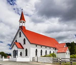 : The Church of Saints Peter & Paul in Puhoi, Auckland Region, New Zealand