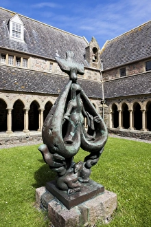 Island Prints: The Cloister in Iona Abbey, Scotland