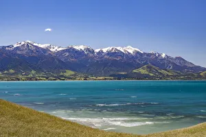 : Coastal scenery at Kaikoura in Canterbury, New Zealand
