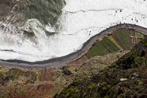 The coastline at Camara de Lobos in Madeira