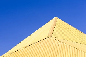 Spain Prints: A colourful roof in Puerto de Mazarron, Spain