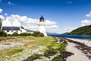 Mountains Prints: The Corran Lighthouse in Argour, Highland Region, Scotland