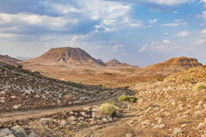Mountains Prints: Desert scenery in Damaraland, Namibia