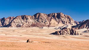 Jordan Prints: Desert scenery at Wadi Rum, Jordan