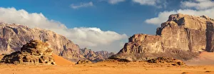 Jordan Prints: Desert scenery at Wadi Rum, Jordan