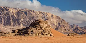 Jordan Prints: Desert scenery at Wadi Rum, Jordan