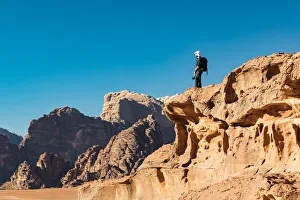 Jordan Prints: Desert scenery at Wadi Rum, Jordan