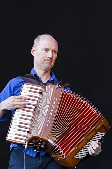 Lorn Prints: Donald Shaw of Capercaillie playing at Oban Live in Scotland