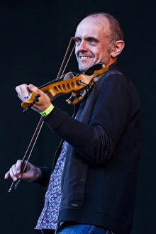 Lorn Prints: Duncan Chisholm of Wolfstone playing at Oban Live in Scotland