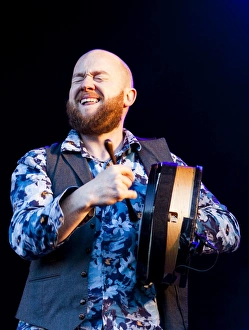 Fergal Scahill of We Banjo 3 playing at Oban Live in Scotland