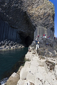 Island Prints: Fingal`s Cave, Staffa, Scotland