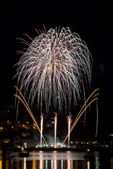 Images Dated 2012 November: Fireworks at Oban in Argyll and Bute, Scotland