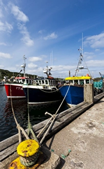 Fishing boats at Tarbert, Scotland