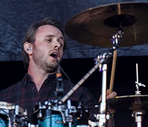 Lorn Prints: Fraser West of Skerryvore playing at Oban Live in Scotland