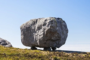 Hill Prints: A glacial erratic on the island of Coll in Scotland