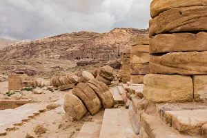 Jordan Prints: The Great Temple at Petra, Jordan