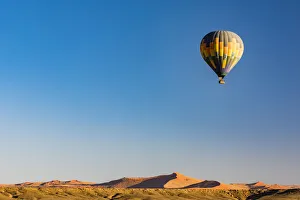 Namibia Prints: A hot air balloon at Namib-Naukluft National Park, Namibia