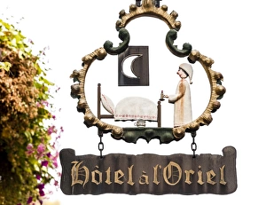 Editor's Picks: An hotel street sign in Riquewihr, France