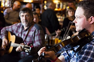 Musician Prints: Iain Anderson of the Scottish folk band Matthew Maclennan Band